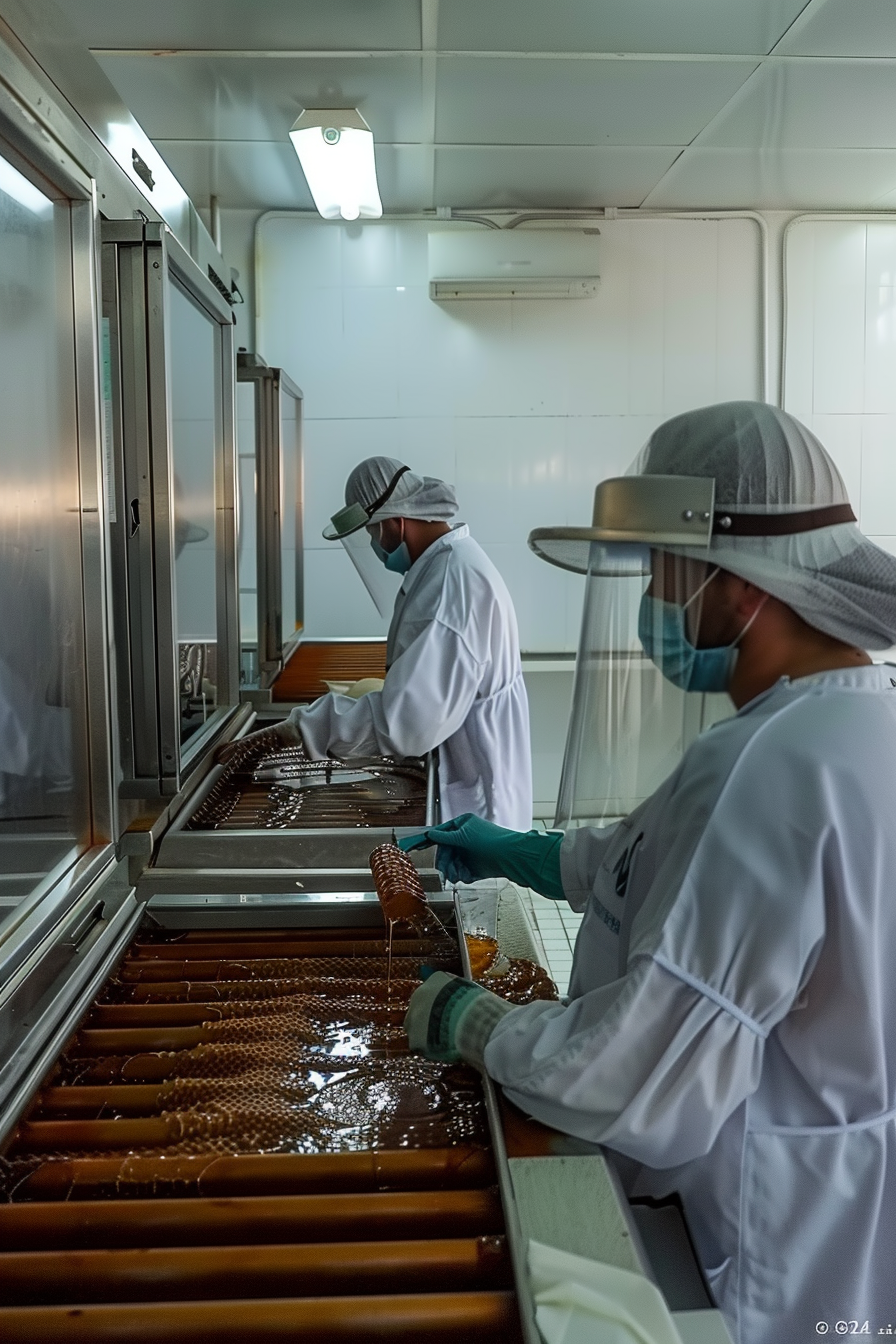 Honey extraction room